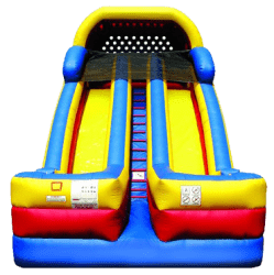 20ft Dual Lane Inflatable Dry Slide