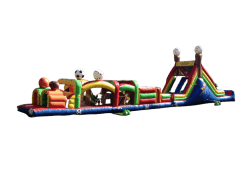 65ft Sports Theme Obstacle Course