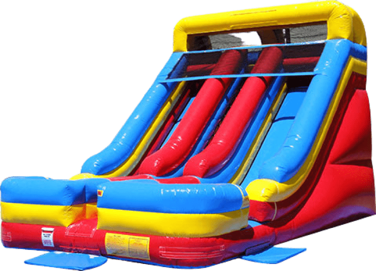 24ft Dual Lane Inflatable Dry Slide