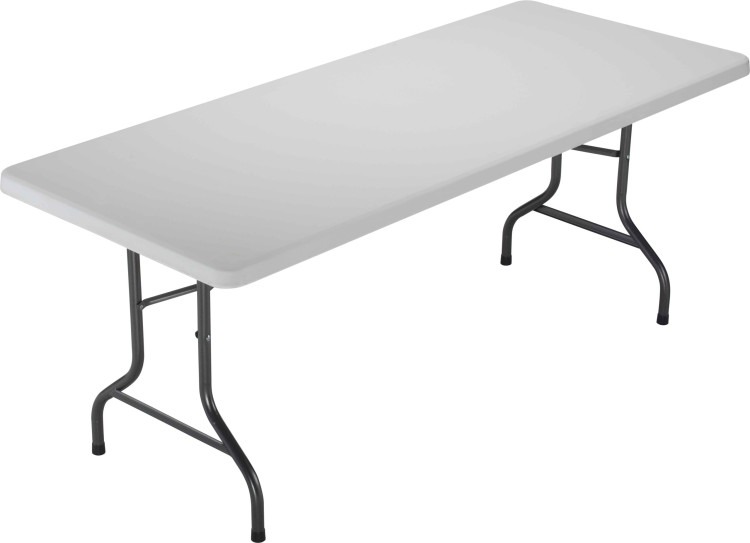 6 Foot Rectangular Plastic Table